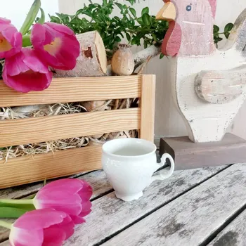 BERNADOTTE IVORY šálek vysoký 90 ml, slonová kost, Thun 1794 (Porcelánový šálek na kávu 2. jakost)