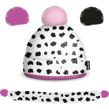 Čepice Dětský set čepice + šála Dalmatínka