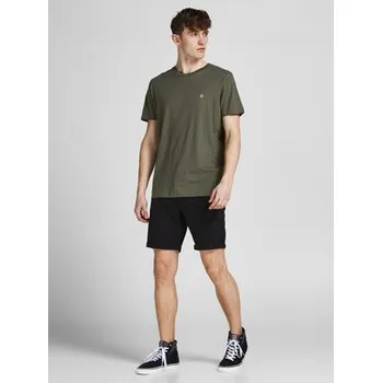 Pánské kraťasy Jack & Jones Šortky z materiálu Dave 12182549 Černá Regular Fit XL