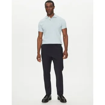 Pánská košile Barbour Polokošile Tartan MML0012BU44 Světle modrá Regular Fit L