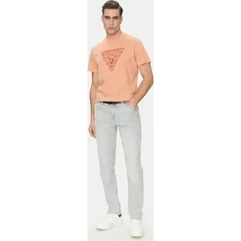 Pánské tričko Guess T-Shirt M5GI16 K8FQ4 Oranžová Regular Fit XXL