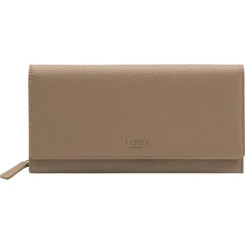 Peněženka L.Credi dámská kožená peněženka - béžovo hnedá