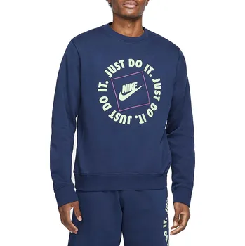 Pánská mikina Mikina Nike M NSW JDI FLC CREW da0157-410 Velikost L