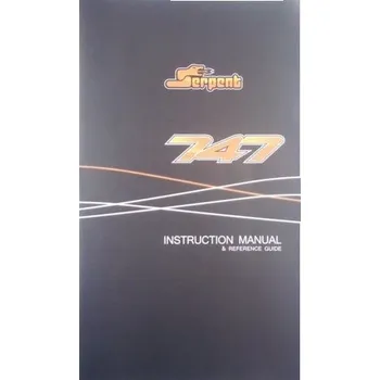 RC náhradní díl Serpent Bauanleitung 747 - expresní doprava