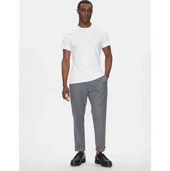 Pánské tričko Barbour T-Shirt Tartan MTS0670WH11 Bílá Tailored Fit XXL