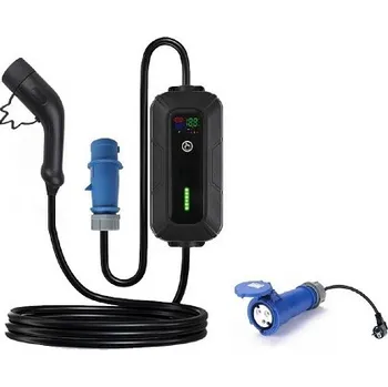 Hoverboard PLATINET přenosná nabíječka do automobilů, EV/PHEV AC TYPE 2 8/10/13/16/32A 7KW CEE 1F 32A, Plug & Play EV_PPC32AT7