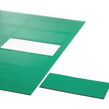 Dekorativní magnet SOLLAU Magnetické obdélníky, sada 10 ks Barva: Zelená