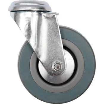 Sada nářadí Kolečko otočné, gumové na čep 50kg 125/27/158mm