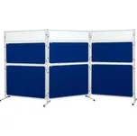 Panely k paravanům 2x3 Modular, 120 x 90 cm, filcový modrý