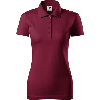MALFINI Dámská polokošile 100 % bavlna single jersey Barva: Vínová, Velikost: M