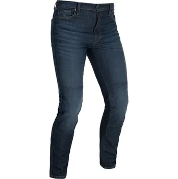 Moto oblečení Džíny na motorku Oxford Original Approved AAA Slim Jeans seprané modré W34/L34