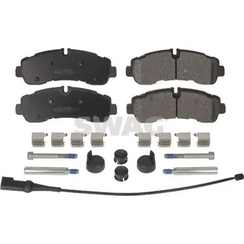 Brzdová destička Sada brzdových destiček, kotoučová brzda SWAG 33 11 0396