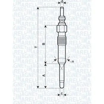 Autoelektrika Žhavící svíčka MAGNETI MARELLI UC14A