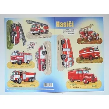 omalovánky Mičánek MP vystřihovánky Hasiči /25/