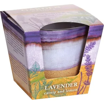 Svíčka Svíčka vonná ve skle 115g Lavender, catnip and lemon