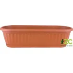 Truhlík Similcotto mini s miskou - terakota 32x11,5 cm