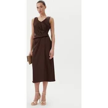 Dámské šaty Rinascimento Koktejlové šaty CFC0122928003 Hnědá Regular Fit XL