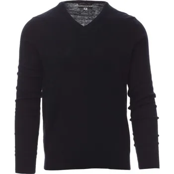 Pánský svetr Payperwear Pánský svetr Business s výstřihem do véčka Barva: modrá námořní, Velikost: XXL