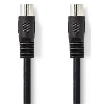 Audio kabel Nedis CAGL20000BK30 - Audiokabel DIN | DIN 5-pin Zástrčka - DIN 5-pin Zástrčka | 3 m | Černá CAGL20000BK30