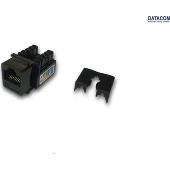 Síťový kabel DATACOM Keystone RJ45 UTP CAT5E (DUAL) MINI černý 4001