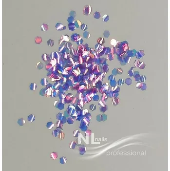 NL nails professional GLITTER MIRROR fialová
