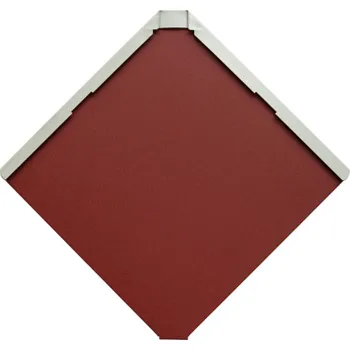 plechová krytina BELPROFILE Maloformátová krytina QUADRA Pladur Wrinkle RAL 3009 oxidovaná červená