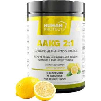 Aminokyselina Human Protect AAKG 2:1 400g ARGININ PRO SVALOVOU PUMPU Citron