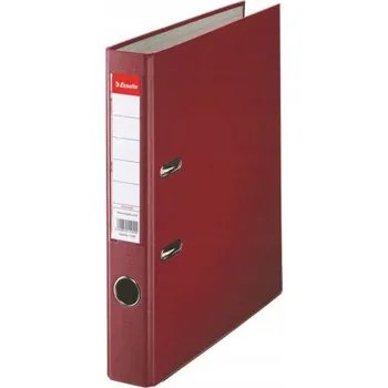 ŠANON Esselte A4 50 mm S PÁKOU bordó Pořadač na DOKUMENTY