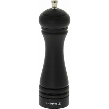 Kuchyňský mlýnek Ruční mlýnek de Buyer dřevěný černý