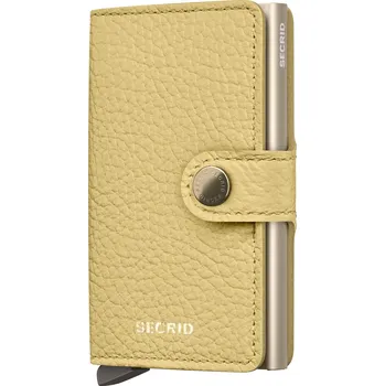 Peněženka Kožená peněženka SECRID Miniwallet Pebble Butter Yellow žlutá