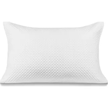 Povlečení POVLEČENÍ NA OKRASNÝ POLŠTÁŘ VELUROVÉ DEKORATIVNÍ 50x70CM VELVET BÍLÉ