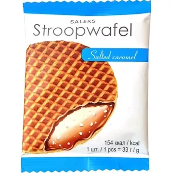 Saleks Stroopwafel Vafle Slaný Karamel 33g
