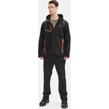 Dámská softshellová bunda Aulp Softshellová bunda Robin Černá Regular Fit XL