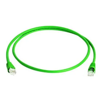 Patch panel TELEGÄRTNER 100009120 (L00006A0039) Patch kabel Cat.6A MP8 FS 500 LSZH, 25,0m, zelený