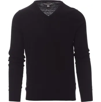 Pánský svetr Payperwear Pánský svetr Business s výstřihem do véčka Barva: Černá, Velikost: XXL