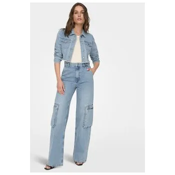 Dámská bunda ONLY Jeansová bunda Wonder 15256098 Modrá Regular Fit M