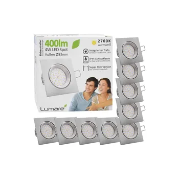 Bodové svítidlo Bodová světla Lumare 9ks 43538