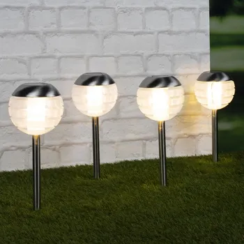 Venkovní osvětlení Haushalt international Solární osvětlení Koule, 4 kusy 832147