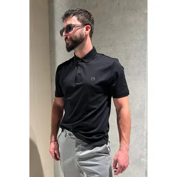 Pánské tričko Pánské polo tričko BOSS Black 50520297 černé Velikost: S