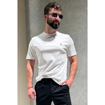 Pánské tričko Pánské tričko BOSS Black 50520298 bílé Velikost: M