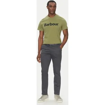 Pánské tričko Barbour T-Shirt Logo MTS0531OL39 Zelená Tailored Fit M