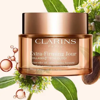 Clarins NOVÉ - Extra Firming jour pro všechny typy pleti [COLLAGEN]³ Technology