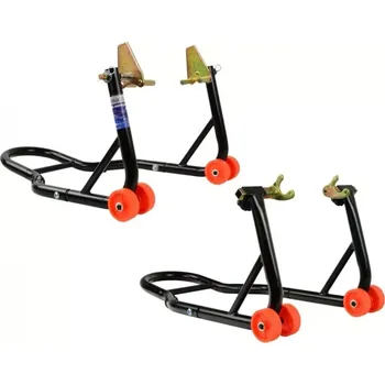 Autodílna GEKO G02167 Set stojanů na silniční motocykl - motostojan, přední a zadní, nosnost 270 kg