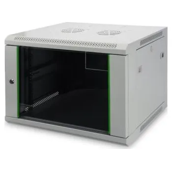 PC skříň Digitus 7U skříňka montáž na stěnu , 416.15x600x450 mm, barva šedá (RAL 7035 DN-19 07-U-EC