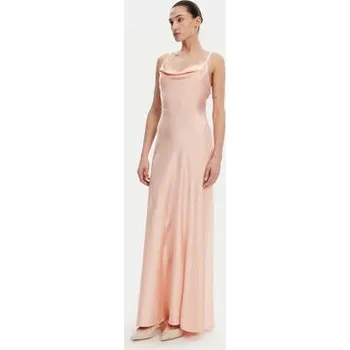 Dámské šaty Guess Večerní šaty W5GT10 WF1T2 Korálová Slim Fit XXL