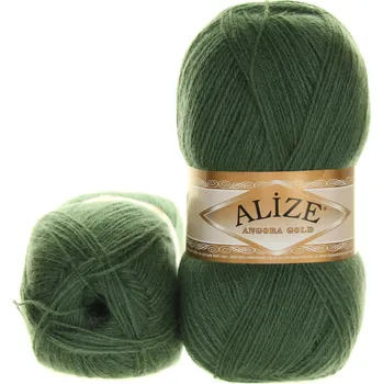 Galanterie Alize Angora Gold 180 tmavě zelená