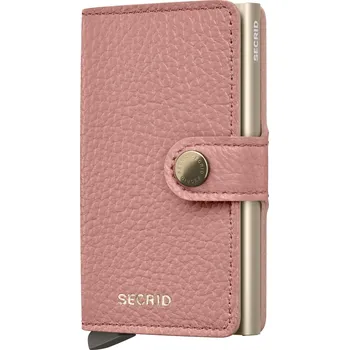 Peněženka Kožená peněženka SECRID Miniwallet Pebble Rose růžová