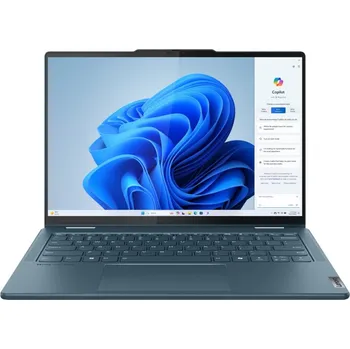 Notebook Lenovo Yoga 7 2-in-1 14IML9 Intel Core Ultra 5 125H Hybridní (2v1) 35,6 cm (14") Dotyková obrazovka WUXGA 16 GB LPDDR5x-SDRAM 512 GB SSD Wi-Fi 6E (802.11ax) Windows 11 Home Modrozelená