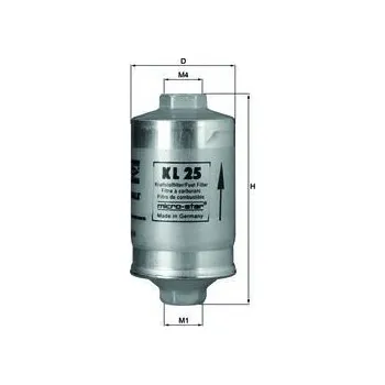 Palivový filtr Palivový filtr KNECHT KL 25