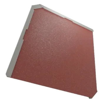 plechová krytina BELPROFILE Maloformátová krytina QUADRA BigStone RAL 3009 oxidovaná červená